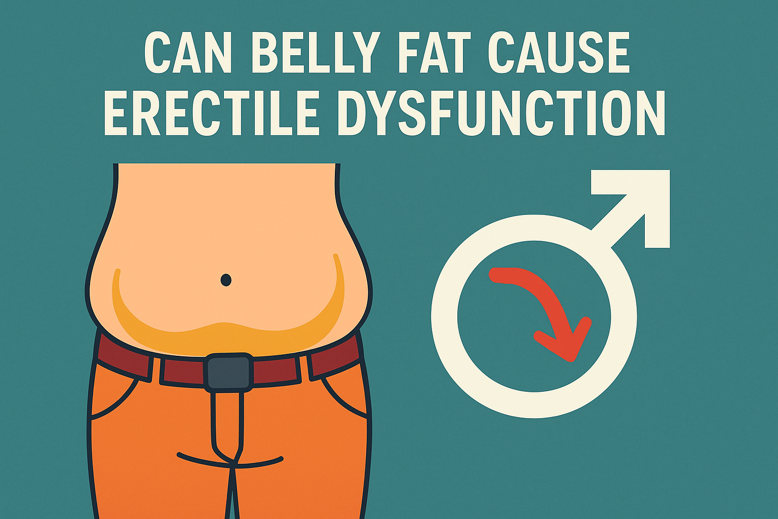 Can Belly Fat Cause Erectile Dysfunction?