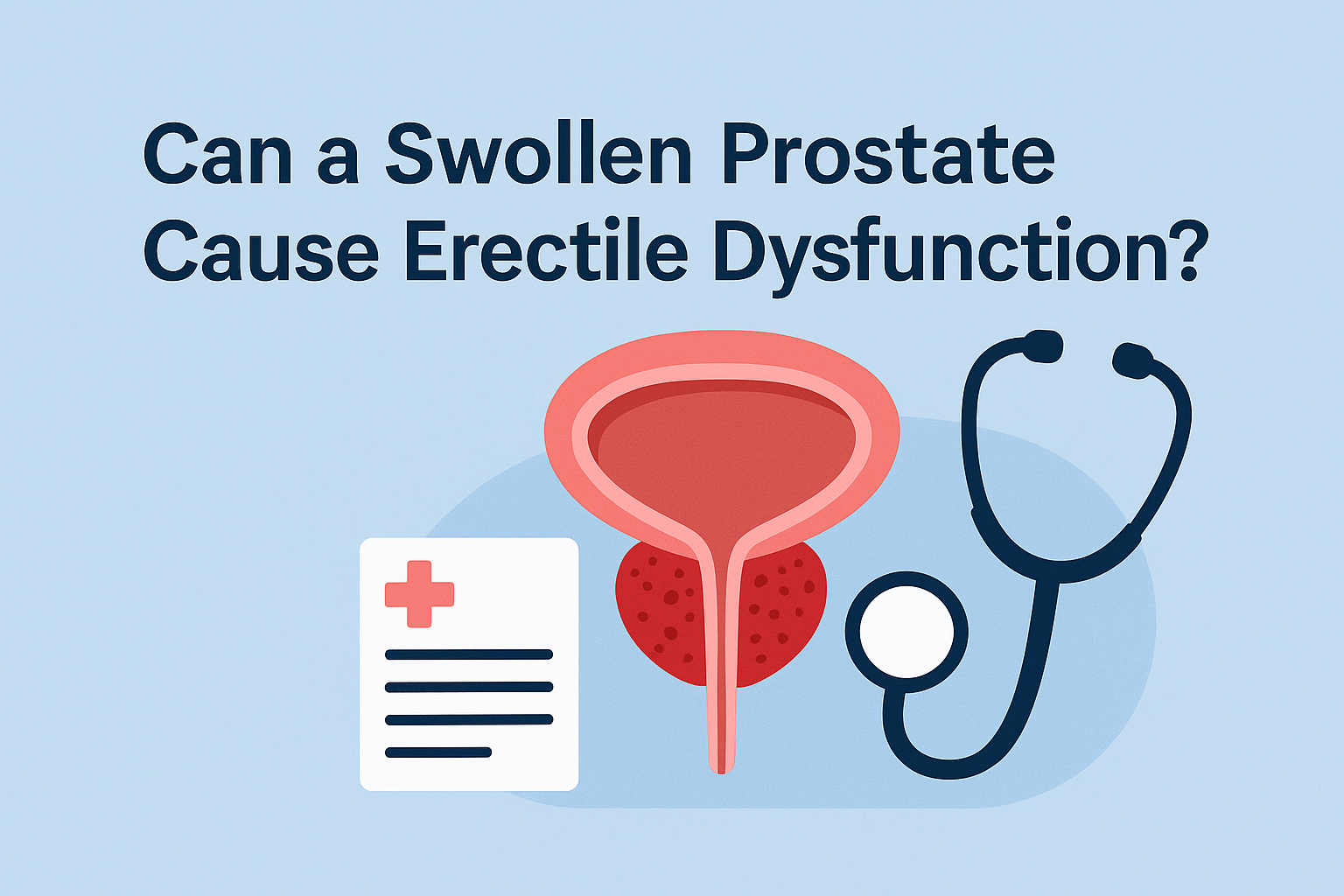 Can a Swollen Prostate Cause Erectile Dysfunction?